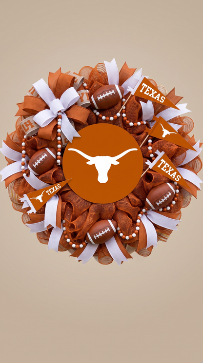 COLLEGE FOOTBALL WREATHS