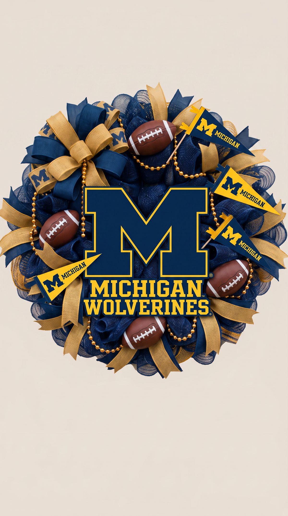 COLLEGE FOOTBALL WREATHS