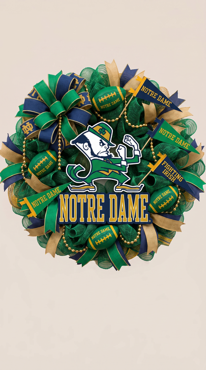 COLLEGE FOOTBALL WREATHS