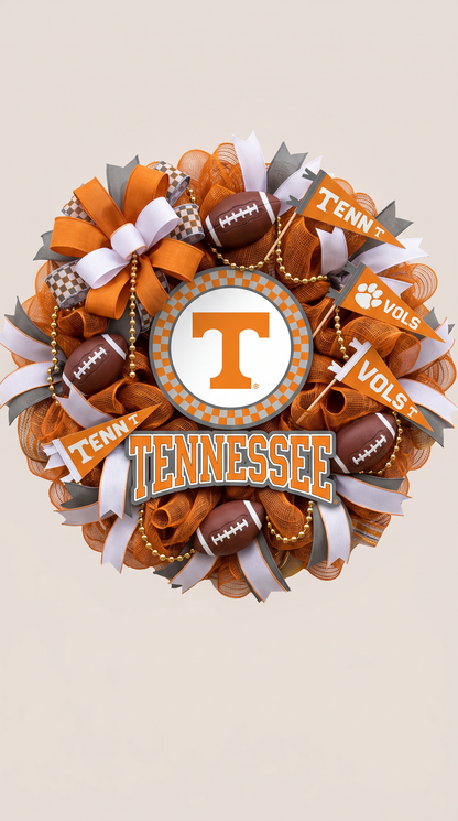 COLLEGE FOOTBALL WREATHS