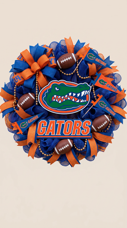 COLLEGE FOOTBALL WREATHS