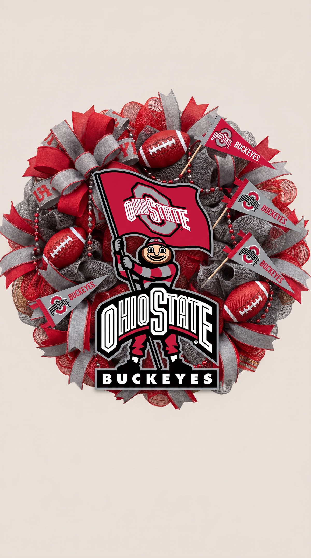 COLLEGE FOOTBALL WREATHS